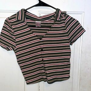 It is a set. A skirt and a crop top